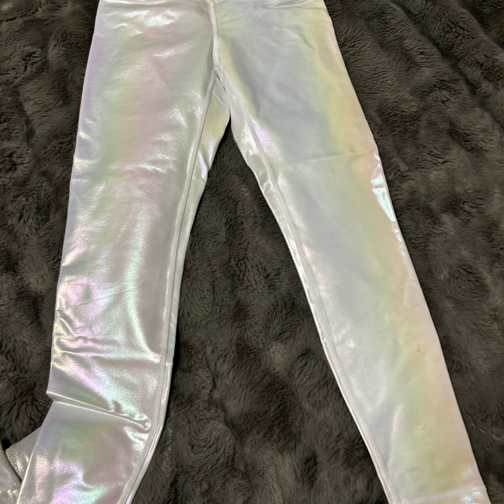 Zyia Active metalic Shimmering White Leggings